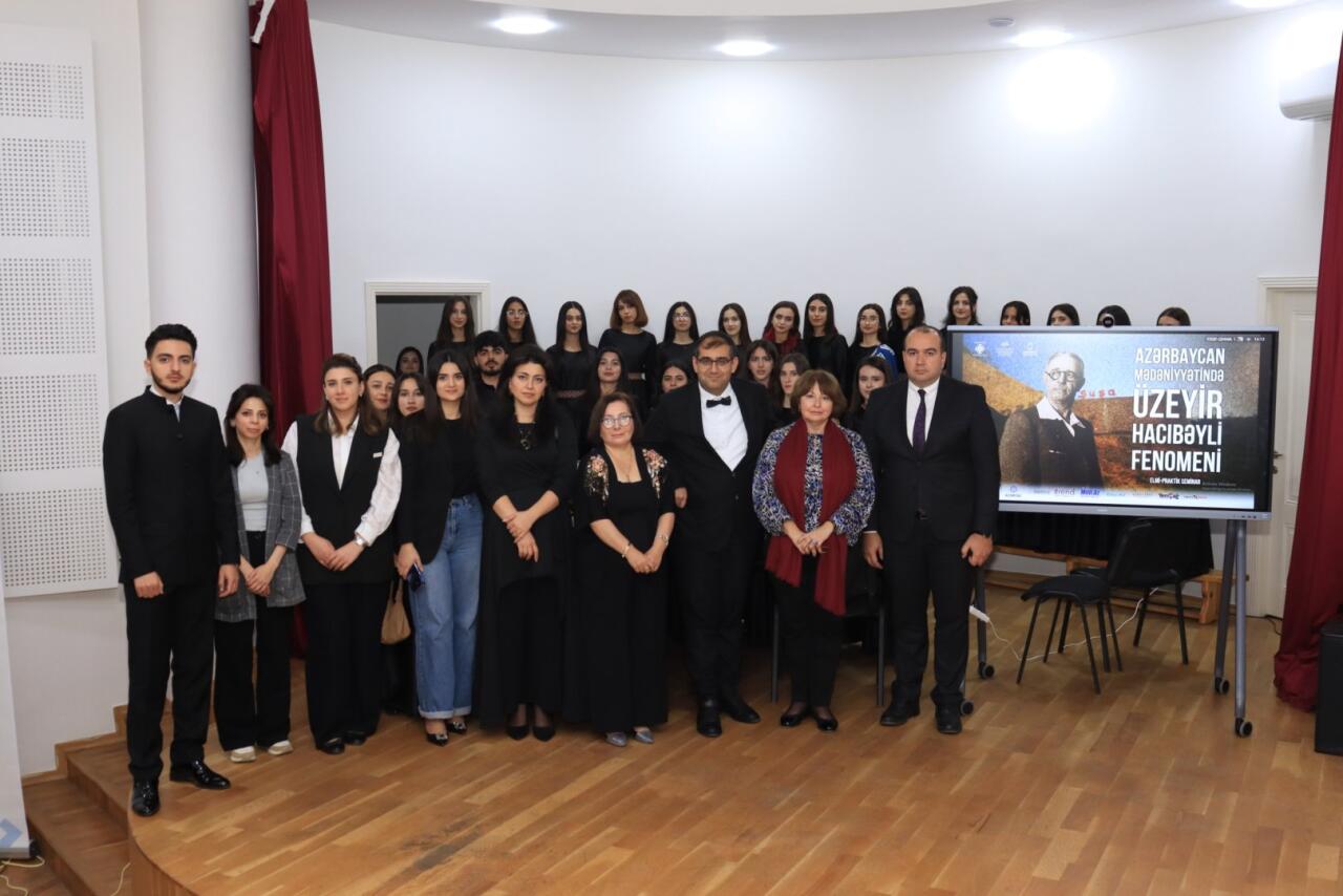 Xankəndidə “Azərbaycan mədəniyyətində Üzeyir Hacıbəyli fenomeni” mövzusunda elmipraktik seminar keçirilib  FOTO