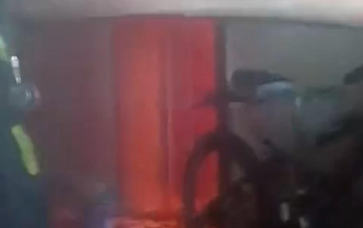 4 nəfərin həlak olduğu yanğından görüntülər 