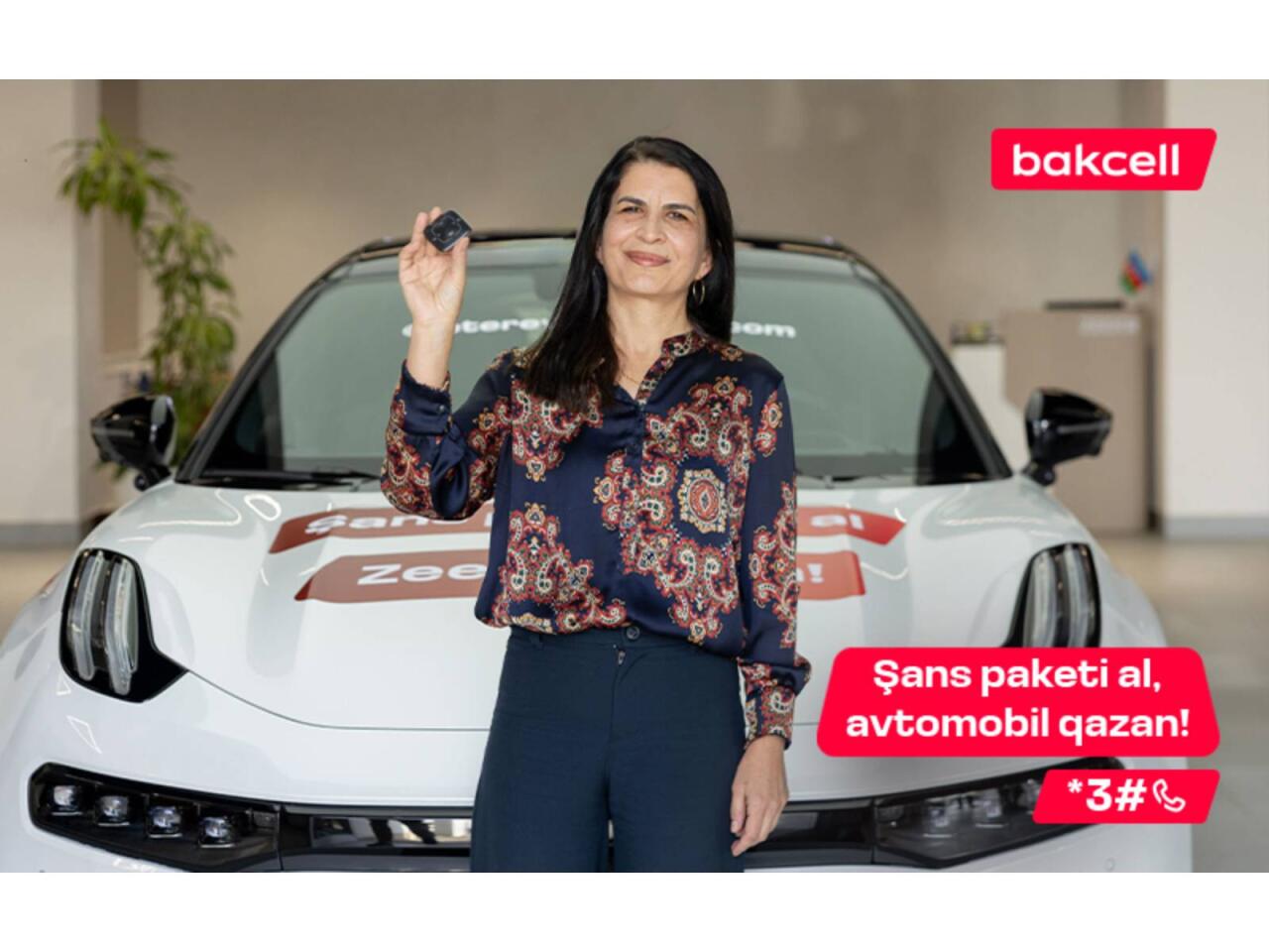 Bakcell abunəçisi 1 AZNlə lüks avtomobil sahibi oldu!