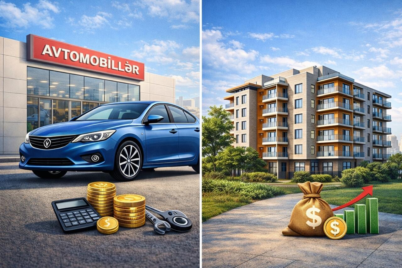 Maşın, yoxsa ev  İndiki zamanda hansını almaq daha faydalıdır?  ARAŞDIRMA