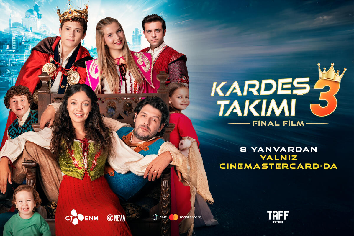 T&uuml;rk ailəvi film &ldquo;Kardeş Takımı 3&rdquo;  ekskl&uuml;ziv olaraq CineMastercardda!