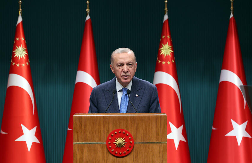 Ərdoğan Azərbaycanı Milli Qurtuluş Günü münasibətilə təbrik edib