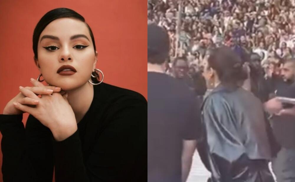 Selena Qomez Beyonsun konsertində dava saldı  VİDEO