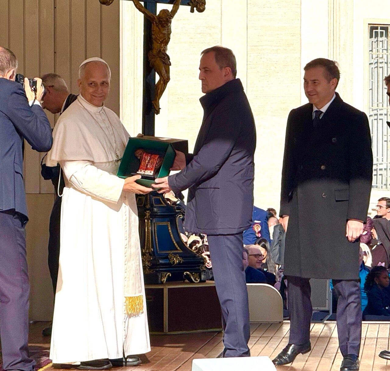 Ceyhun Bayramov Roma Papası ilə görüşdü 
