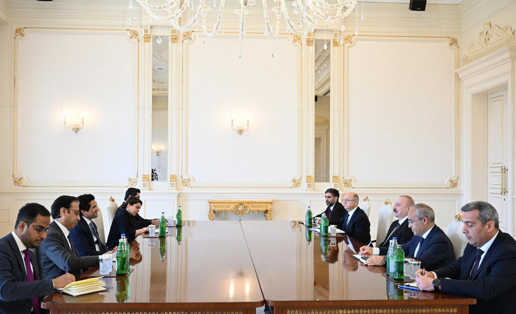 Prezident İlham Əliyev Pakistanın energetika nazirini qəbul edib  FOTO