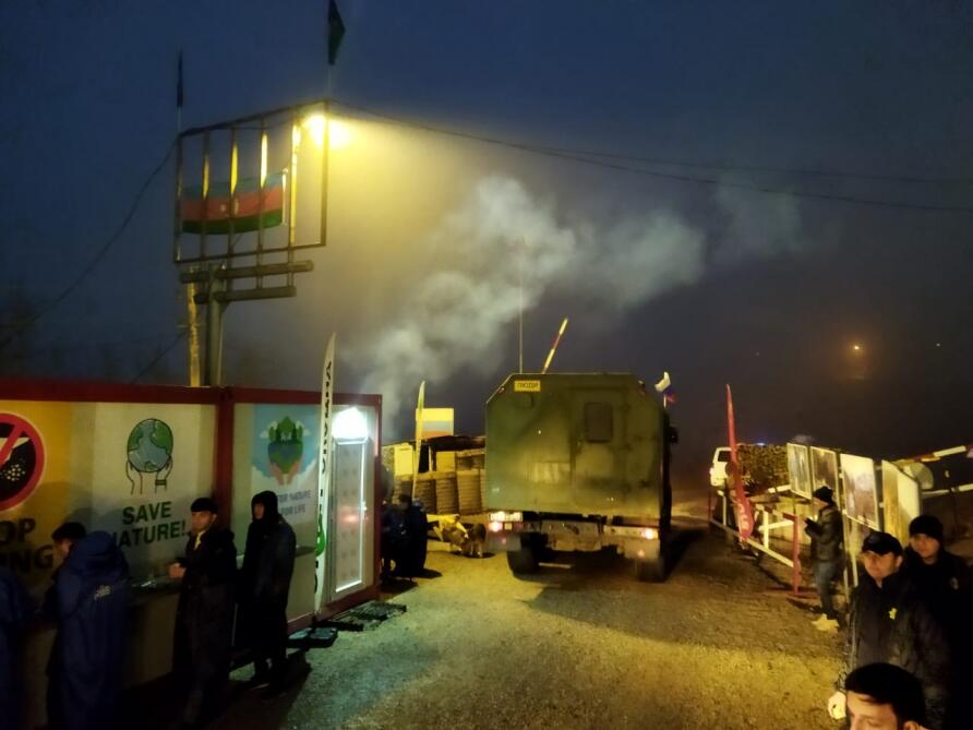 Ekoaksiya: Sülhməramlıların 13 avtomobili ərazidən maneəsiz keçib