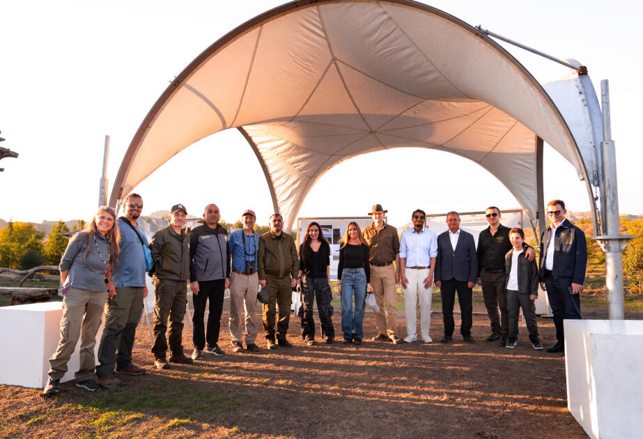 Leyla Əliyeva və Arzu Əliyeva Qax rayonunda AxarBaxar Milli Parkının açılış mərasimində iştirak ediblər