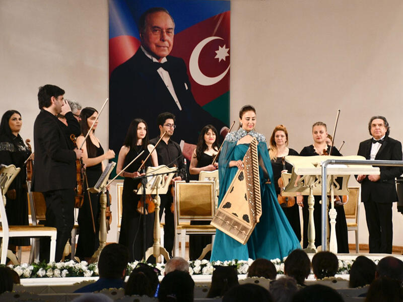 Filarmoniyada Ümummili Lider Heydər Əliyevin 100 illyinə həsr olunmuş konsert təşkil olunub 