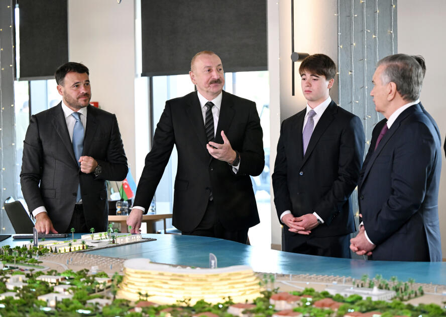 Azərbaycan və Özbəkistan prezidentləri “Sea Breeze” istirahət mərkəzində olublar 
