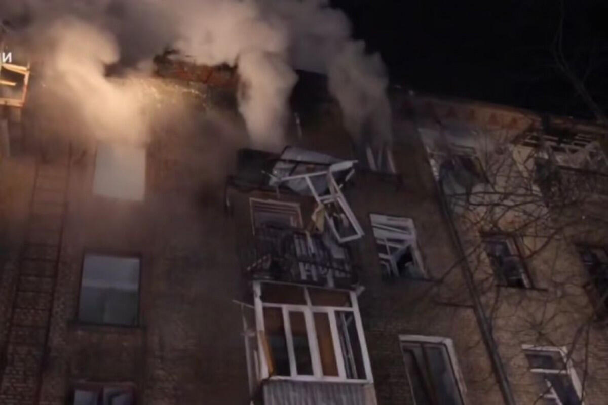 Rusiya Xarkova "Şahed"lərlə h&uuml;cum etdi  19 nəfər yaralanıb