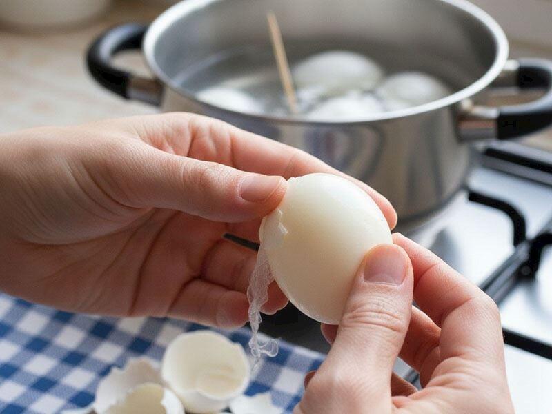 Yumurta qaynadarkən suya niyə diş &ccedil;&ouml;p&uuml; atılır?