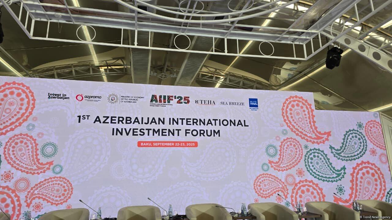 Bakıda 1ci Azərbaycan Beynəlxalq İnvestisiya Forumu keçirilir