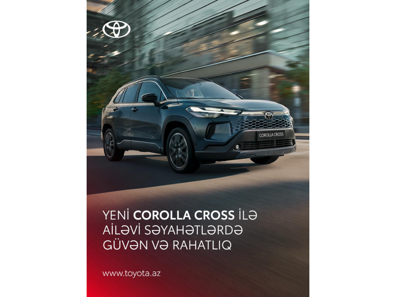 Yeni "Corolla Cross" yenilənmiş SUV üslubu ilə qarşınızdadır