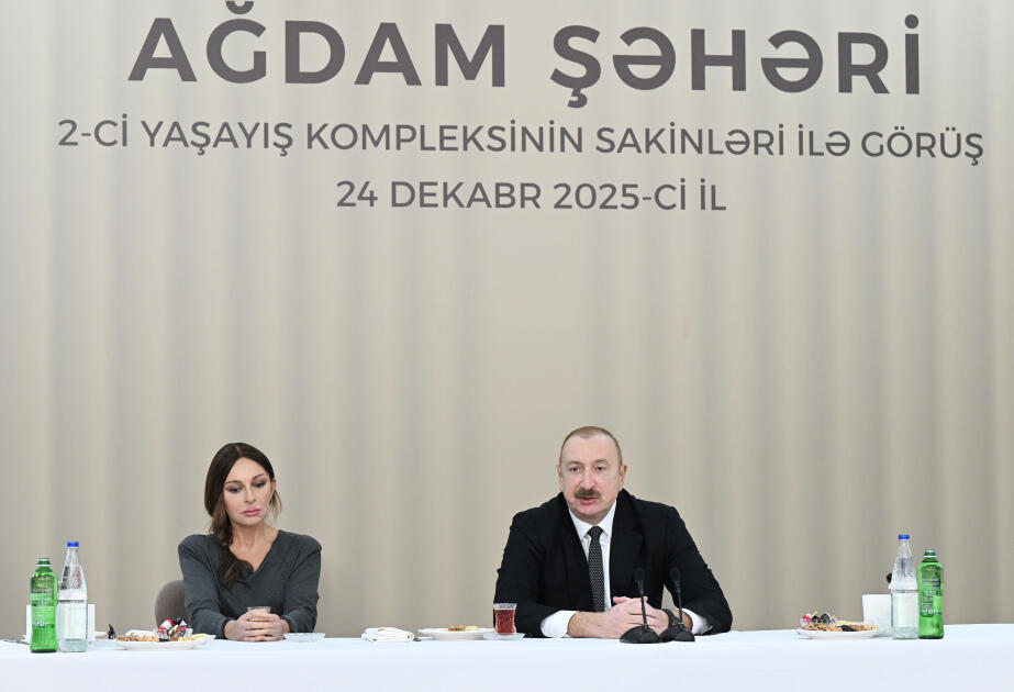 Prezident: İşğal d&ouml;vr&uuml;ndə Ağdam demək olar ki, urbisidə məruz qalıb