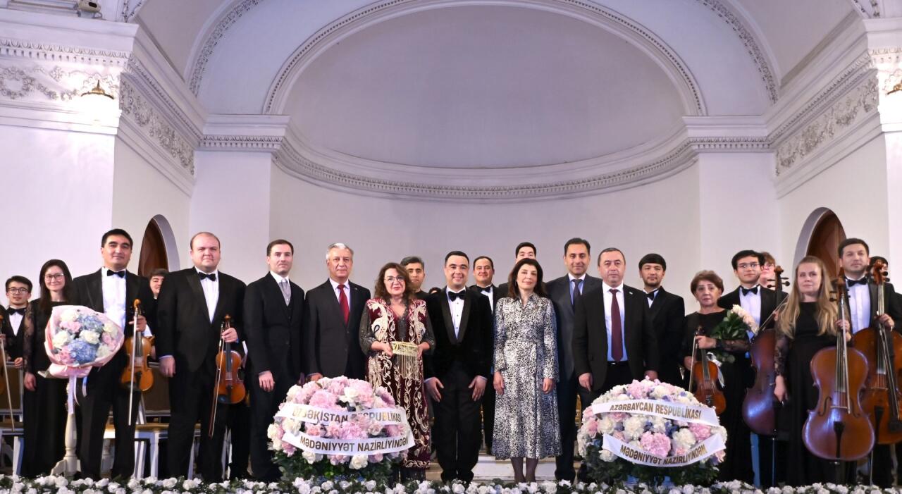 &Ouml;zbəkistan Respublikasının Mədəniyyət G&uuml;nləri &ccedil;ər&ccedil;ivəsində parlaq və yaddaqalan konsert proqramı baş tutdu  FOTO