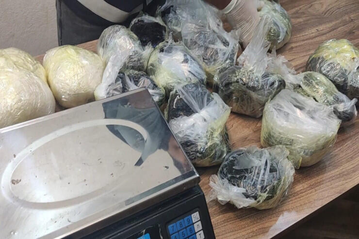 Biləsuvarda 19 kiloqram narkotik vasitə aşkarlandı  FOTO