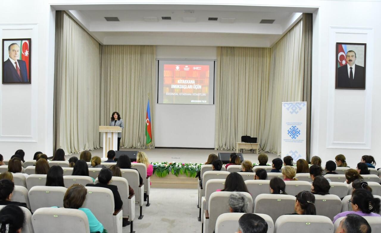 “Rəqəmsal kitabxana xidmətləri” mövzusunda təlim təşkil olunub  FOTO
