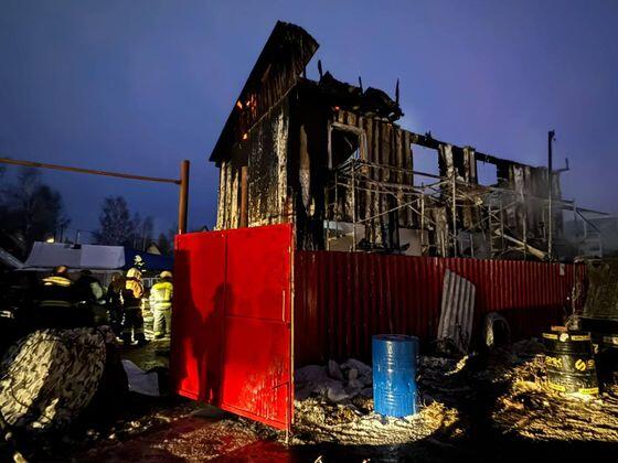 Rusiyada dəhşətli yanğın: Dördü uşaq olmaqla yeddi nəfər yanaraq öldü