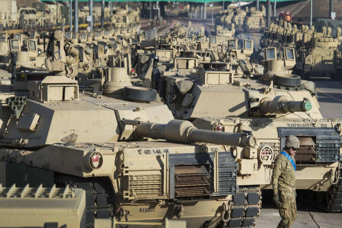 KİV: Ukraynalı hərbçilər "M1 Abrams" tanklarında təlimlərə başlayıb