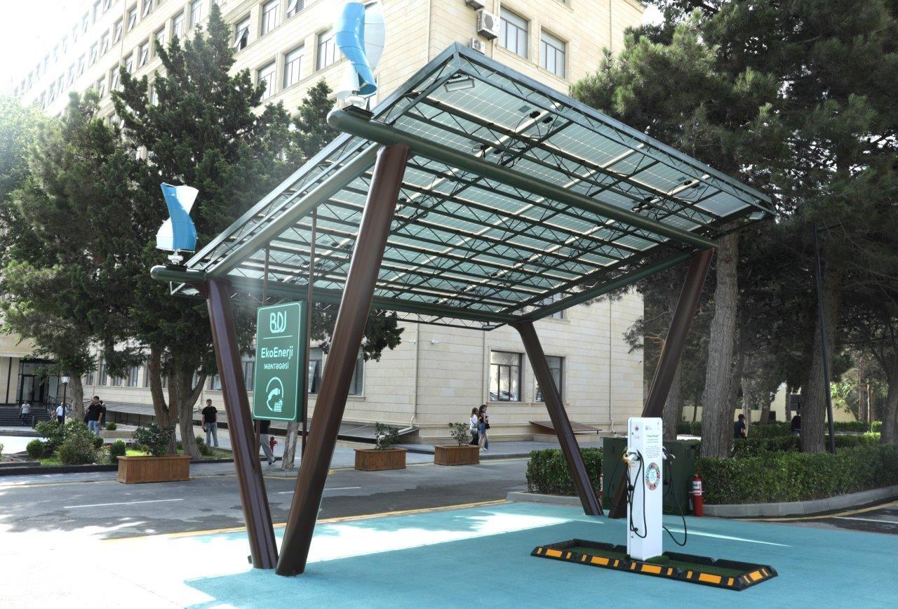 KOBİAnın ayırdığı qrant hesabına BDUda “EkoEnerji” məntəqəsi açılıb 