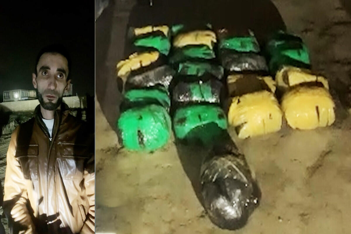 Keçmiş məhkum 22 kq narkotiklə saxlanıldı 