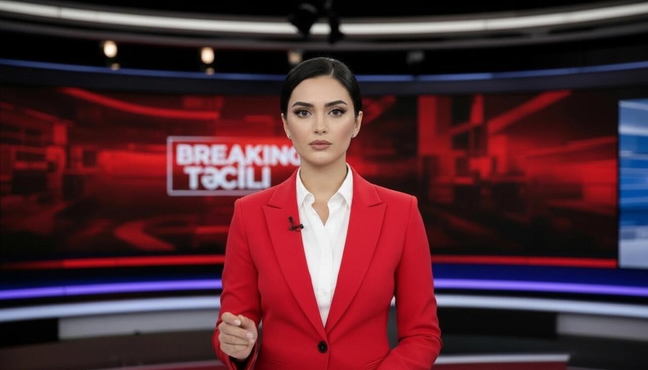 Süni intellekt efirə çıxır  Xəbər təqdim edəcək 