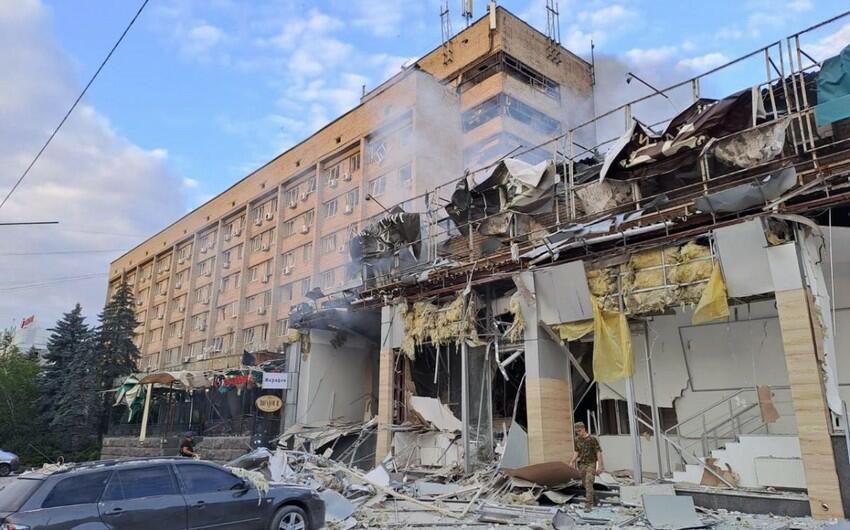 Rusiya Ukraynaya raket zərbəsi endirib, 4 nəfər ölüb, 40dan çox insan yaralanıb