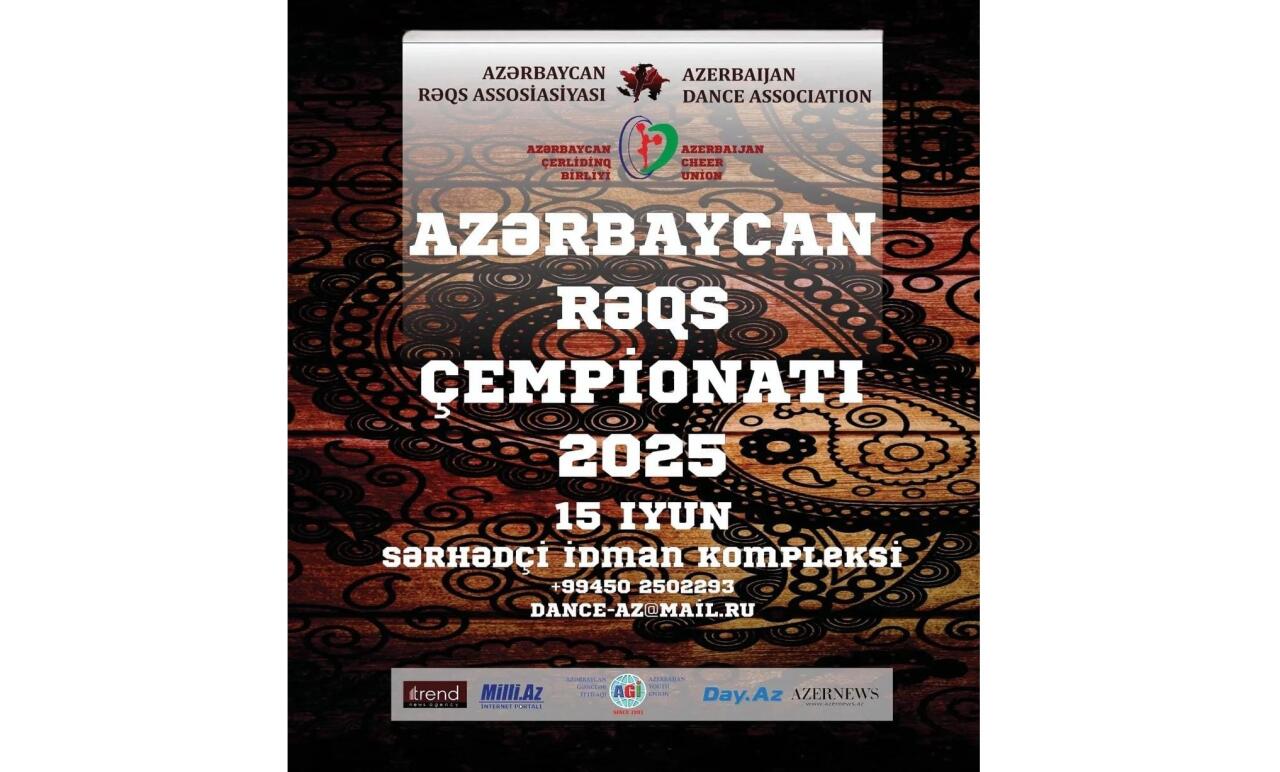Bakı şəhəri üzrə müasir və milli rəqslər üzrə növbəti rəsmi Açıq Çempionat keçiriləcək