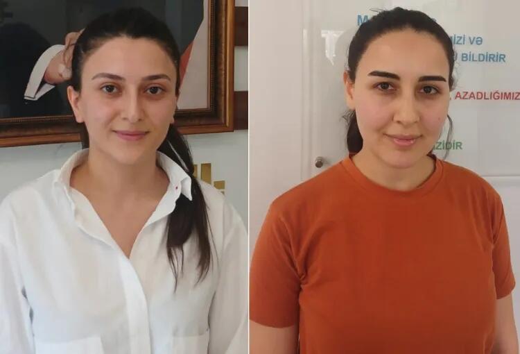 60 bal toplayan daha iki müəllim  onlar bu məktəblərdə İŞLƏYİRLƏR