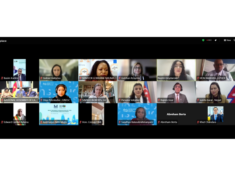 Parlamentlərin dayanıqlı şəhər inkişafında rolu m&ouml;vzusunda WUF13ə həsr olunmuş beynəlxalq tədbir ke&ccedil;irilib 