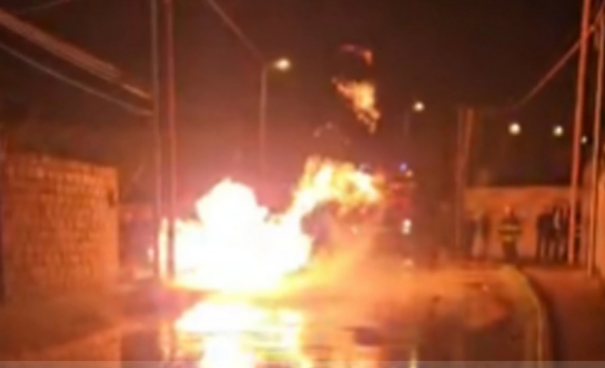 Mehdiabadda qəza yanğına səbəb oldu  Qəsəbə qazsız qaldı 