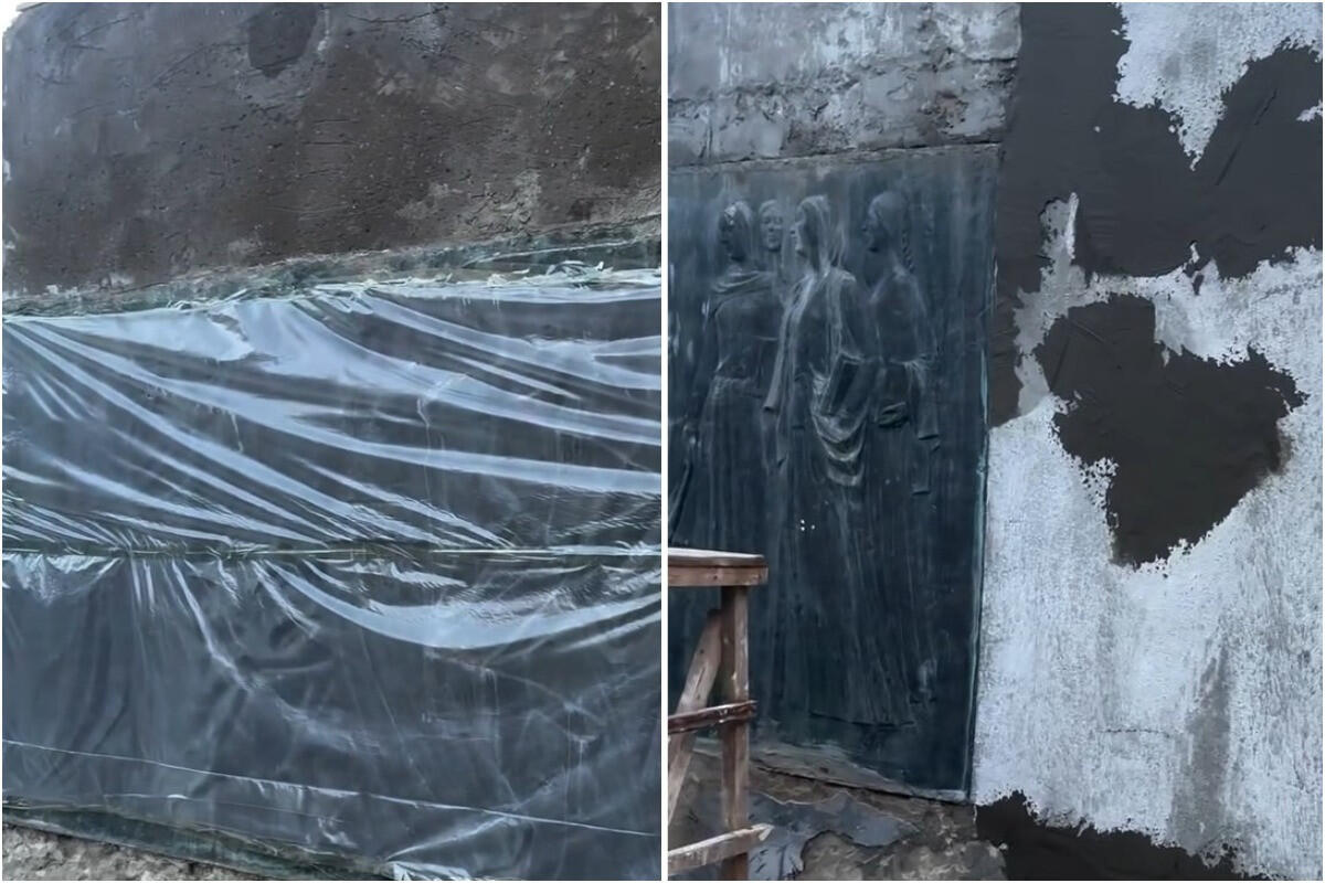 Cəfər Cabbarlının b&uuml;st&uuml;n&uuml;n restavrasiyasına başlanıldı 