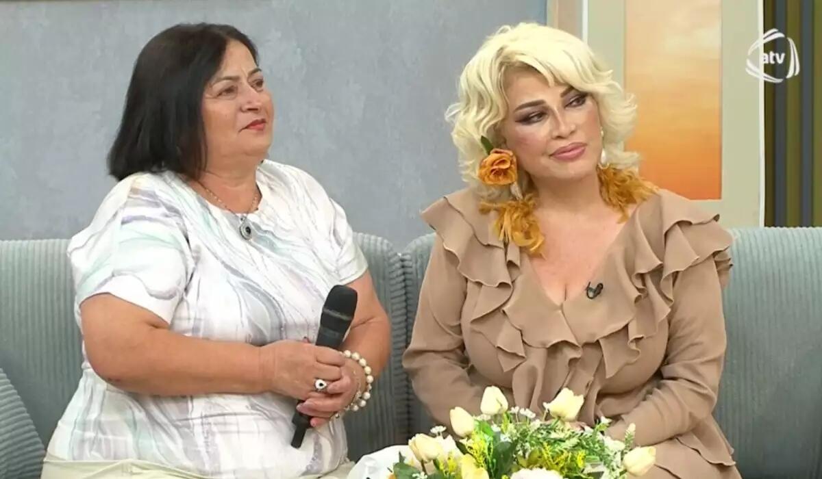 Mətanət eksərinin xanımı ilə efirdə 