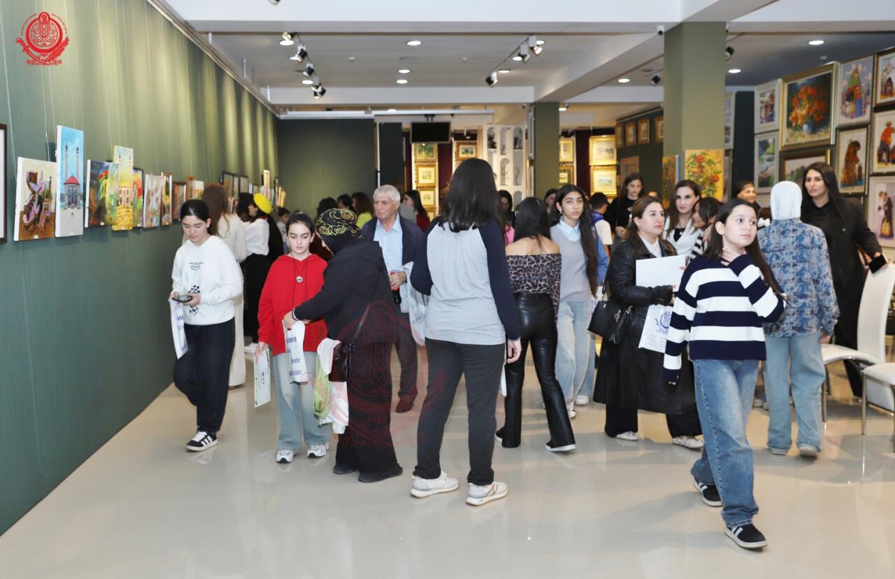 "ZƏFƏR" – 44  adlı yaradıcılıq müsabiqəsinin yekun sərgisi açıldı  FOTO