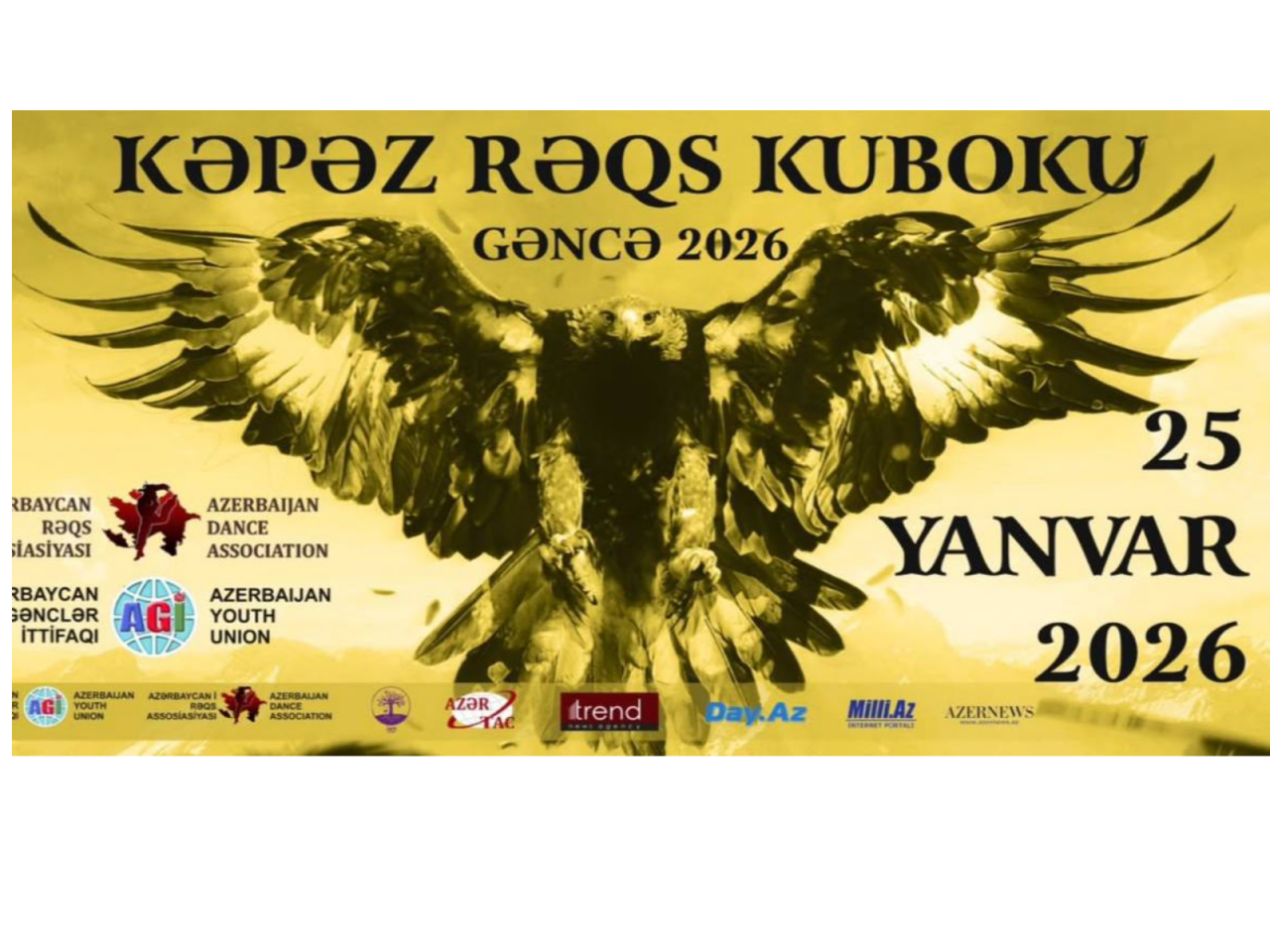 Gəncədə Rəqs FestivalıM&uuml;sabiqəsi "Kəpəz Rəqs Kuboku 2026" ke&ccedil;iriləcək