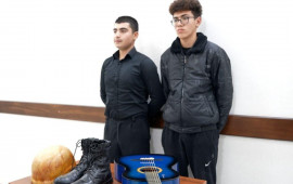 Şəhid məzarlarından oğurluq edən şəxslər saxlanıldı