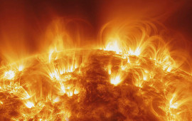 Günəşdə 5 güclü partlayış oldu