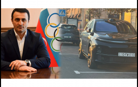 Fərid Mansurov maşını əks istiqamətdə saxladı 