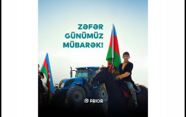 “PRIOR”dan Zəfər Günü üçün qeyriadi təbrik!