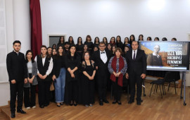 Xankəndidə “Azərbaycan mədəniyyətində Üzeyir Hacıbəyli fenomeni” mövzusunda elmipraktik seminar keçirilib  FOTO