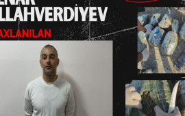Elnar Allahverdiyev 40 kq narkotiklə tutuldu