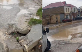 Sakinlər &ouml;z vəsaiti ilə yol d&uuml;zəldir, rəsmi qurumlar isə niyə g&ouml;zləyir?  A&Ccedil;IQLAMA