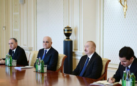 Prezident İlham Əliyev Rusiya H&ouml;kuməti Sədrinin m&uuml;avinini qəbul edib  FOTO