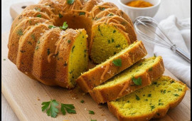 Sarıköklü, duzlu keks resepti – yüngül, ətirli və sağlam ləzzət