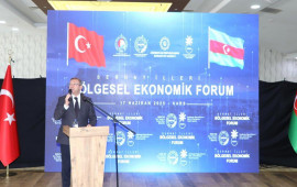 Qarsda TürkiyəAzərbaycan Regional İqtisadi Forumu keçirilib  FOTO