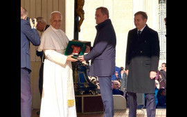 Ceyhun Bayramov Roma Papası ilə görüşdü 