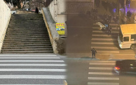 Bir ayda ikinci qəza...  Piyadaların həyatı təhl&uuml;kədədir 