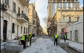 Bakının bu k&uuml;&ccedil;əsində abadlıq işləri tamamlanır 