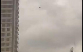 Ankarada güclü tufan divanı belə uçurdu  VİDEO