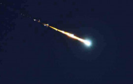 Türkiyəyə meteorit düşdü 